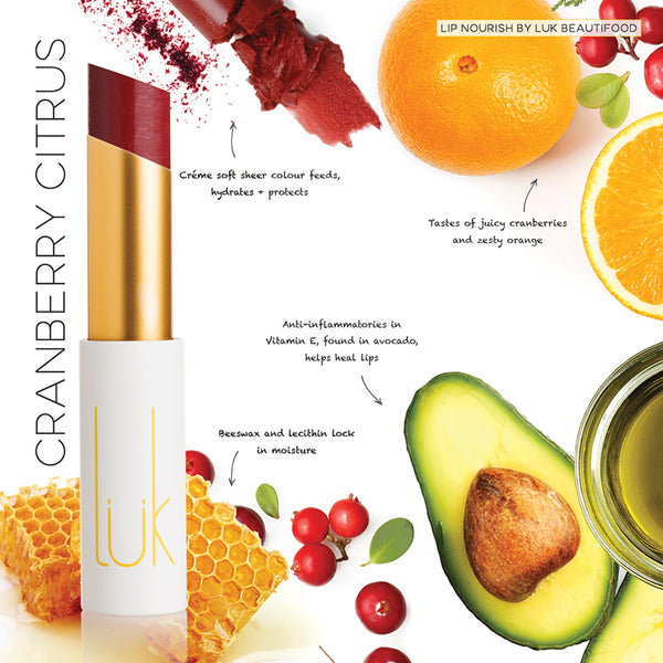 Cranberry Citrus Natural Lipstick