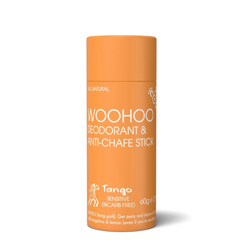 Woohoo Deodorant & Anti-Chafe Stick (Tango) 60g  Woohoo Deodorant & Anti-Chafe Stick (Tango) 60g